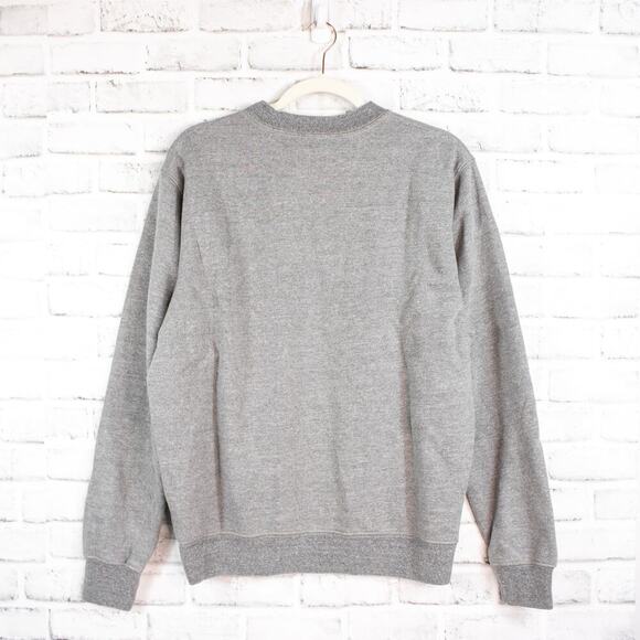 Spiritual Gangster Heather Gray Monogram Embroidered Pullover Sweatshirt Medium - Picture 5 of 7